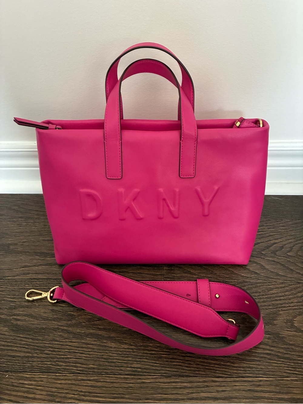DKNY Tilly Tote, Hot Pink 🩷🌸 - Picture 12 of 13